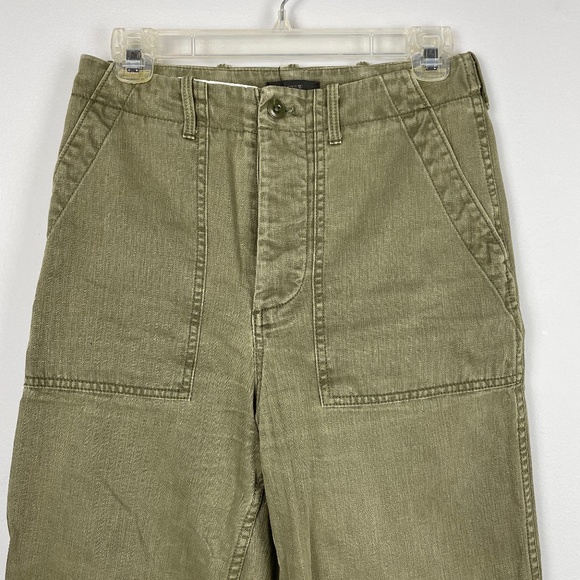 J. Crew Foundry Pant Herring Spanish Moss Size 4 - Picture 2 of 13